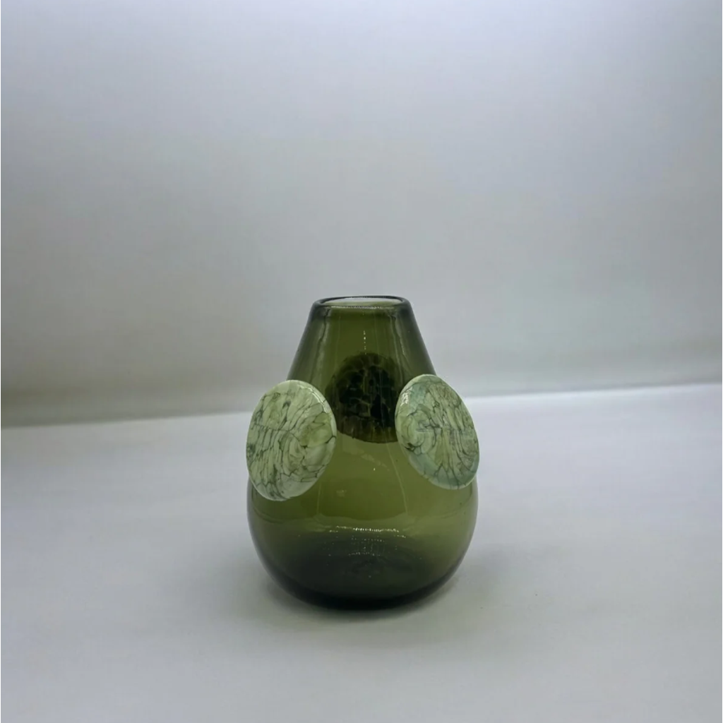 Meso Goods Ojo De Liebre Vase In Green