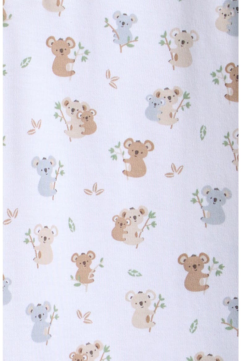 Kids' Koala Print Pima Cotton Playsuit, Alternate, color, MULTI