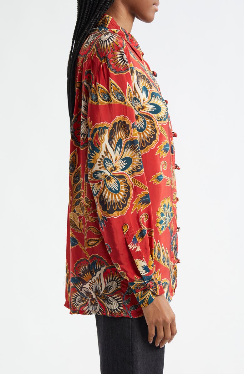 FARM Rio Floral Button-Up Top, Alternate, color, 