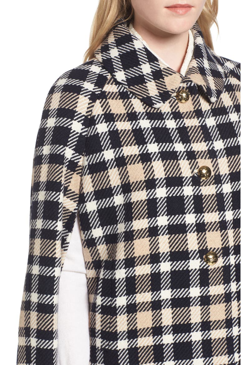 Windowpane Anderson Cape, Alternate, color, NASSAU NAVY MULTI