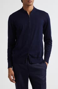 Thom Sweeney Cotton & Cashmere Bomber Jacket