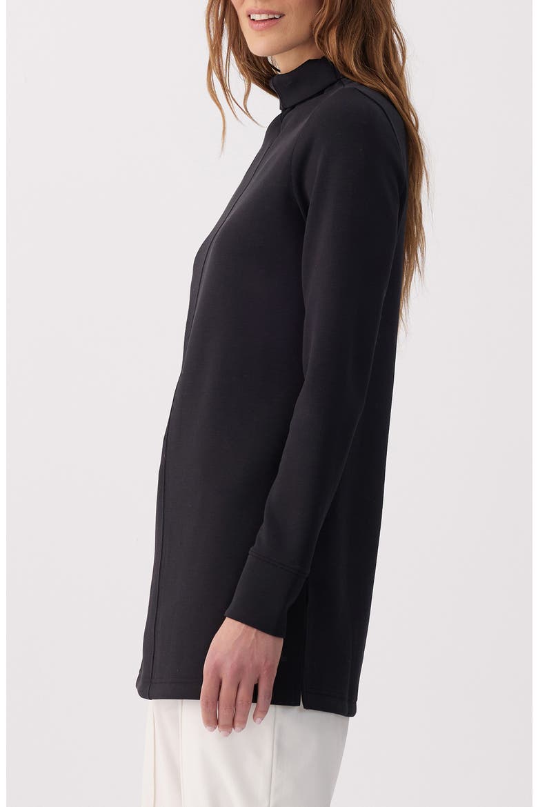 Flow Long Sleeve Tunic, Alternate, color, BLACK