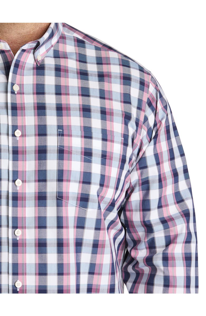 Untuckit Fit by Dxl Big & Tall Schwarz Sport Shirt, Alternate, color, Blue