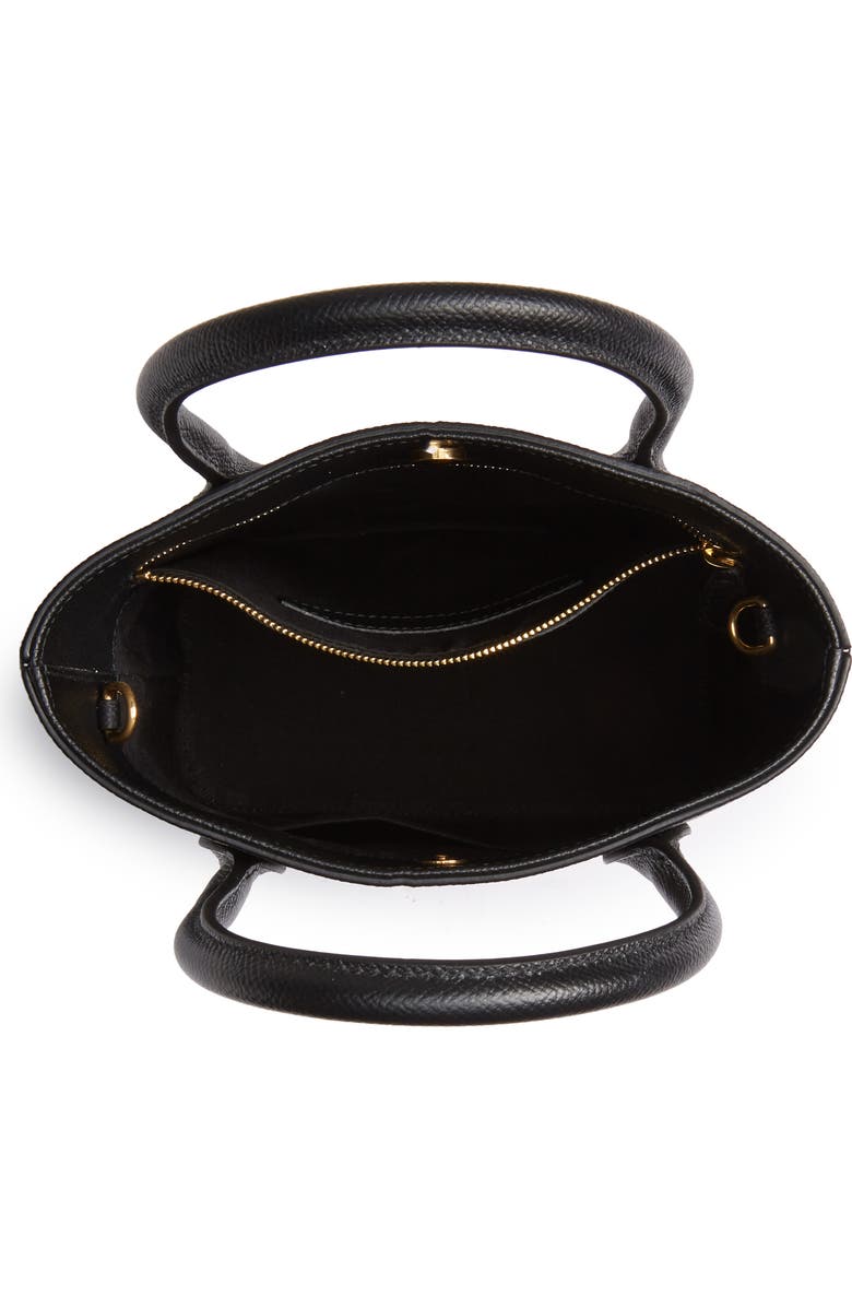 Balenciaga Ville Logo Leather Tote, Alternate, color,