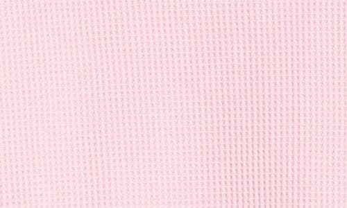 The Mayfair Group Somebody Loves You Waffle Knit Graphic Top In Pink