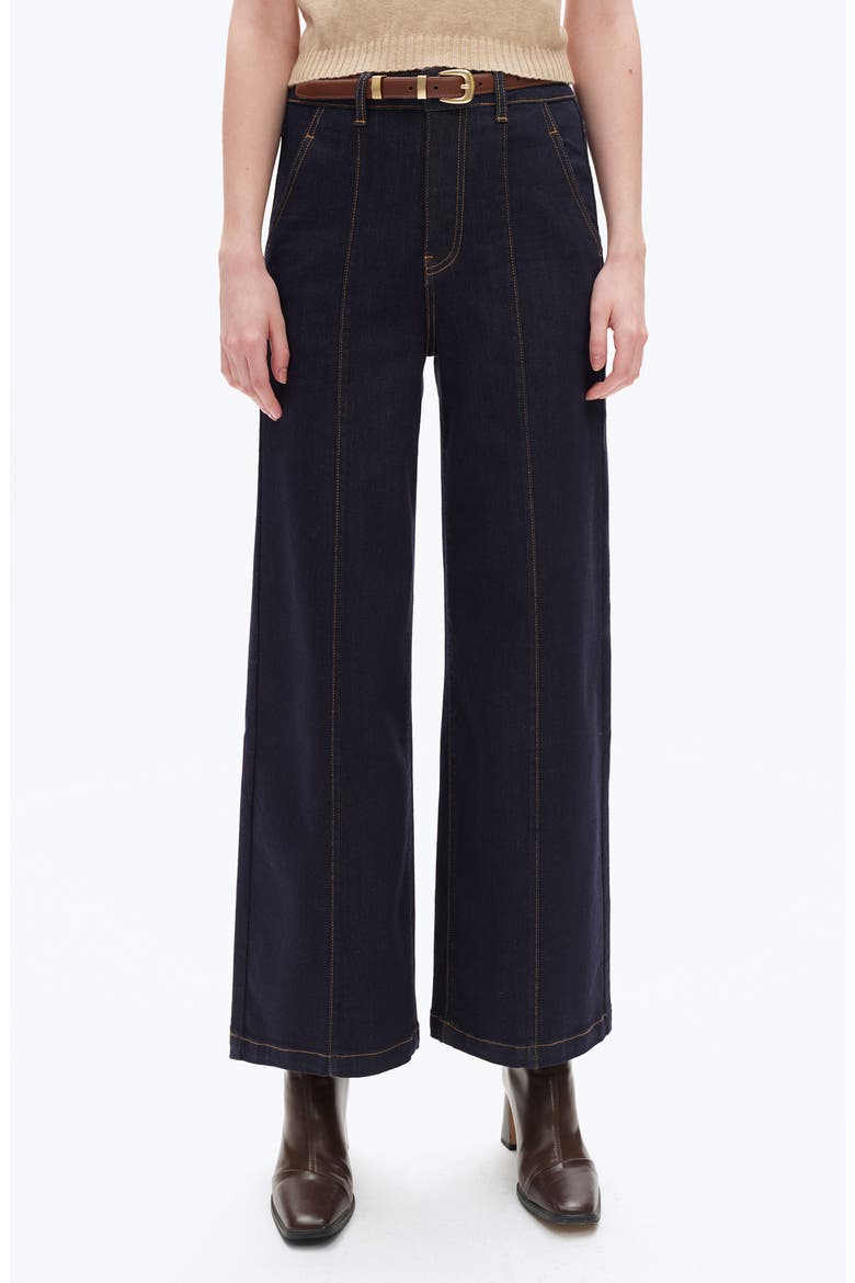 High Waist Wide Leg Jeans, Main, color, RINSE WASH