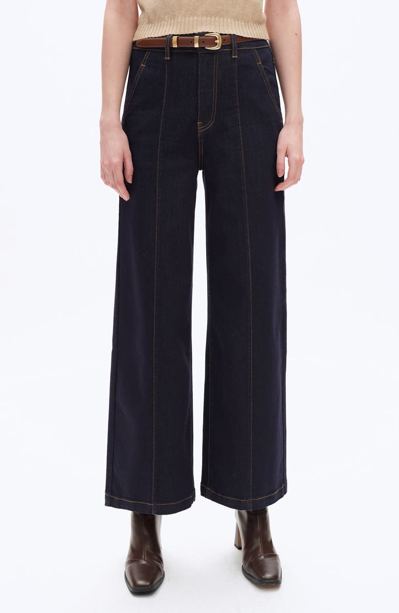 Bayeas High Waist Wide Leg Jeans, Main, color, Rinse Wash