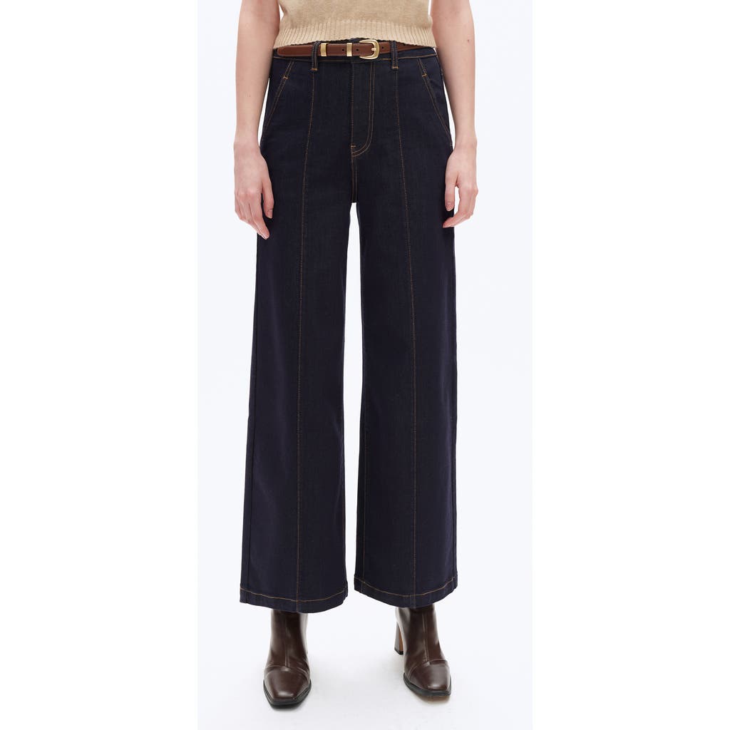 Bayeas High Waist Wide Leg Jeans In Blue