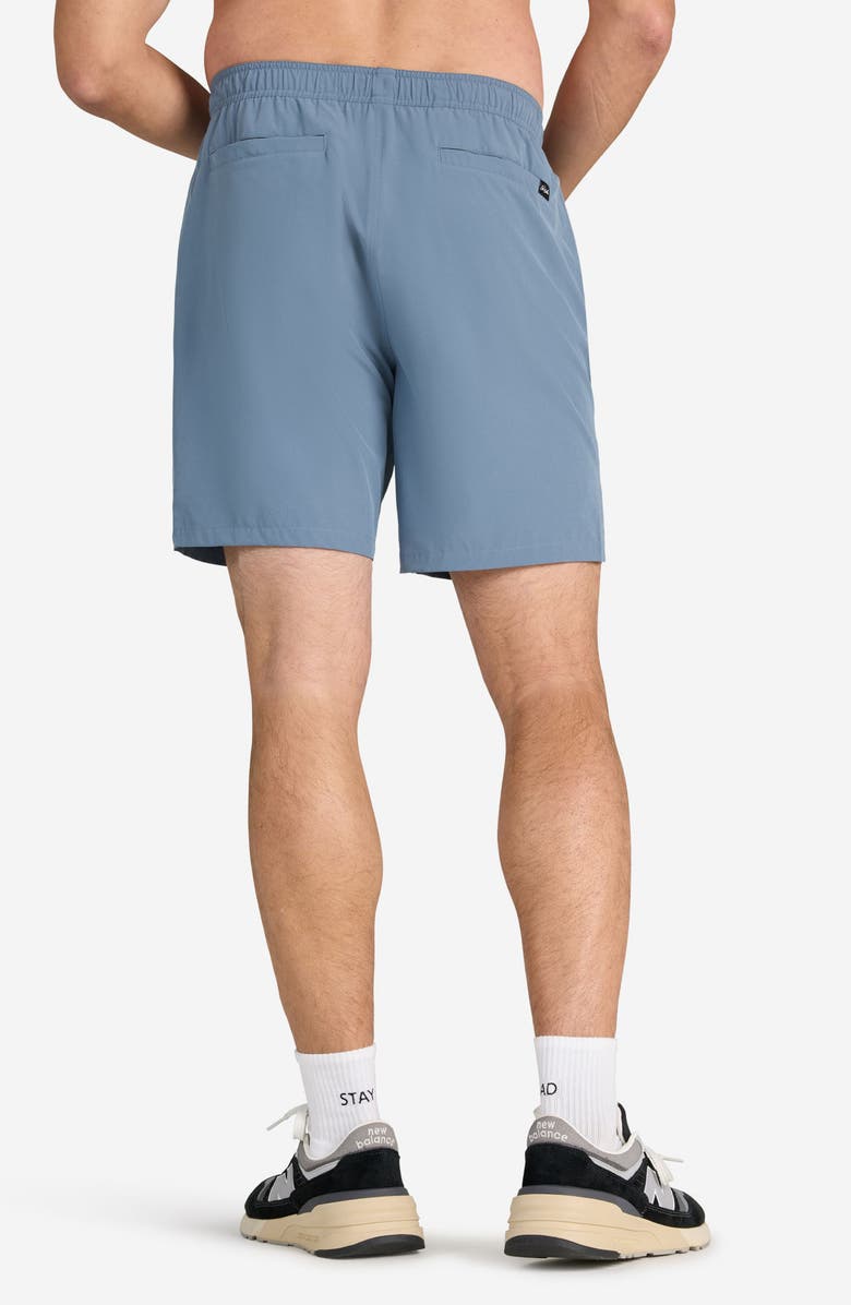 Bad Birdie Active Shorts, Alternate, color, Blue Mirage