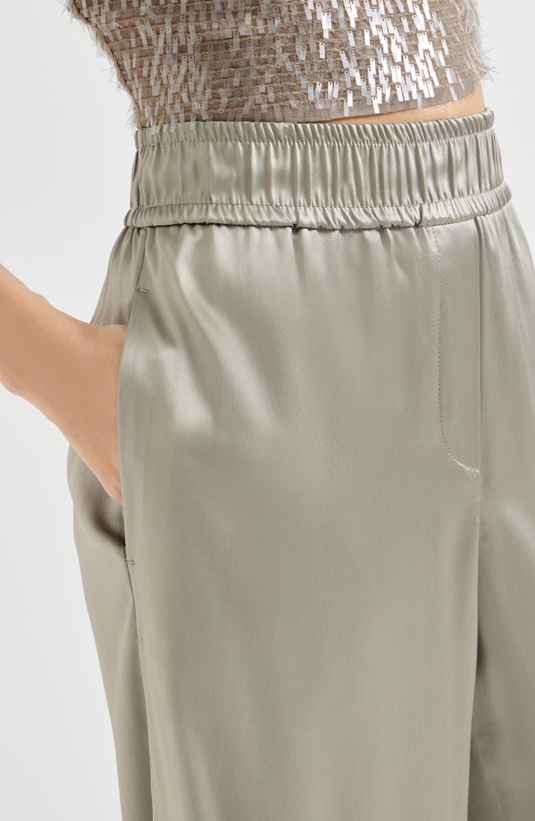 Brunello Cucinelli Track trousers, Alternate, color, Olive