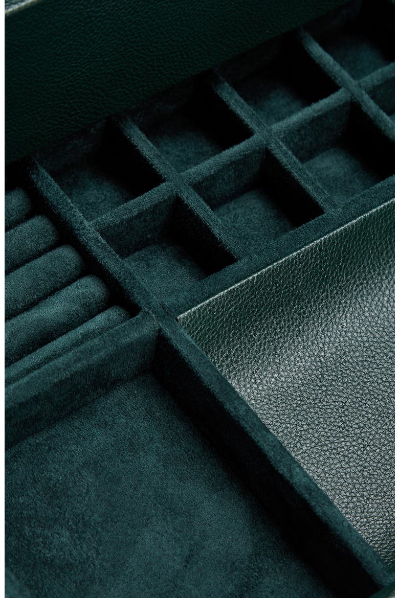 British Racing 10 Piece Watch Box with Drawer, Alternate, color, GREEN