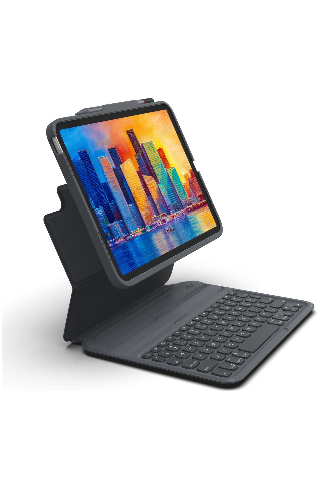 ZAGG Pro Keys Wireless Keyboard and Detachable Case for Apple iPad 10.9, Alternate, color, Black