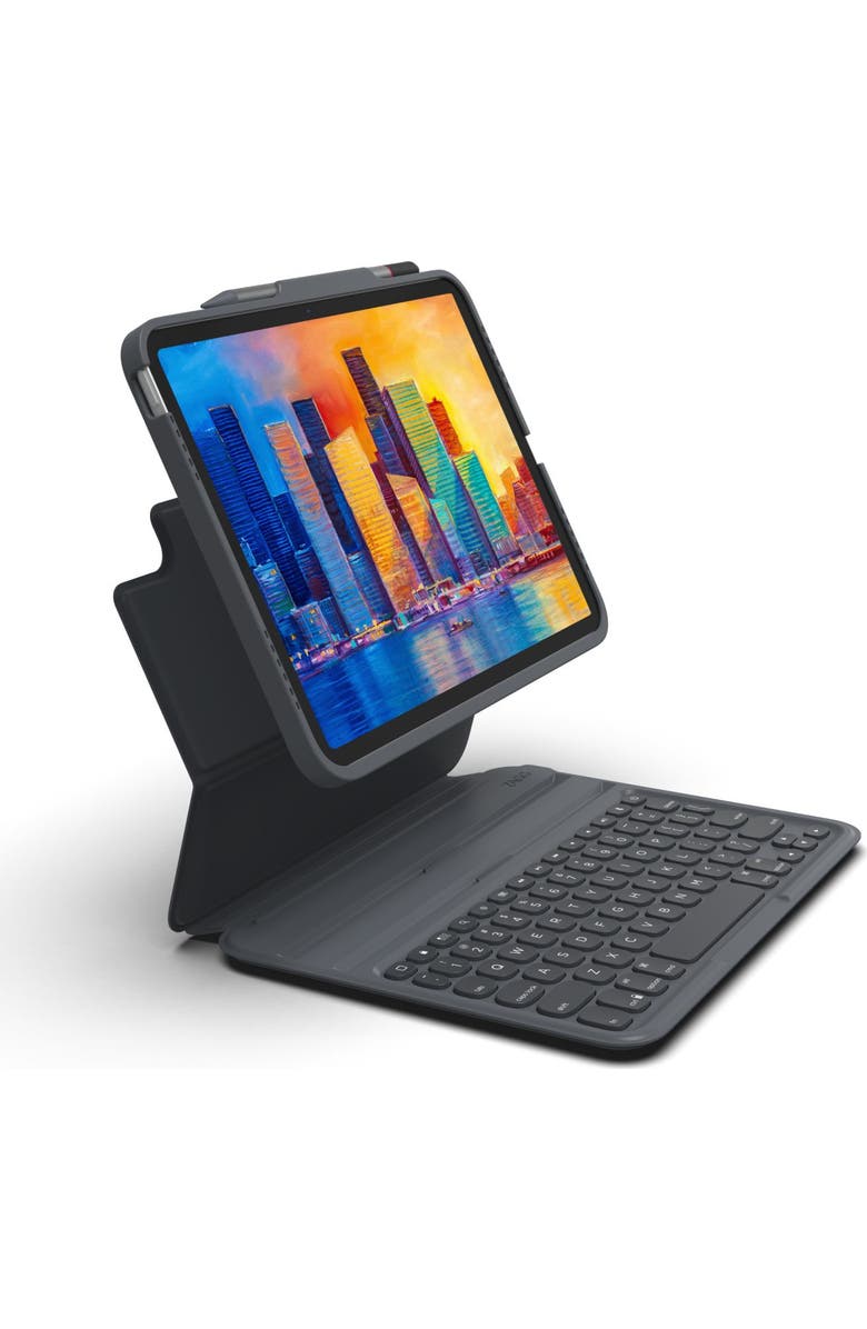 ZAGG Pro Keys Wireless Keyboard and Detachable Case for Apple iPad 10.9, Alternate, color, Black