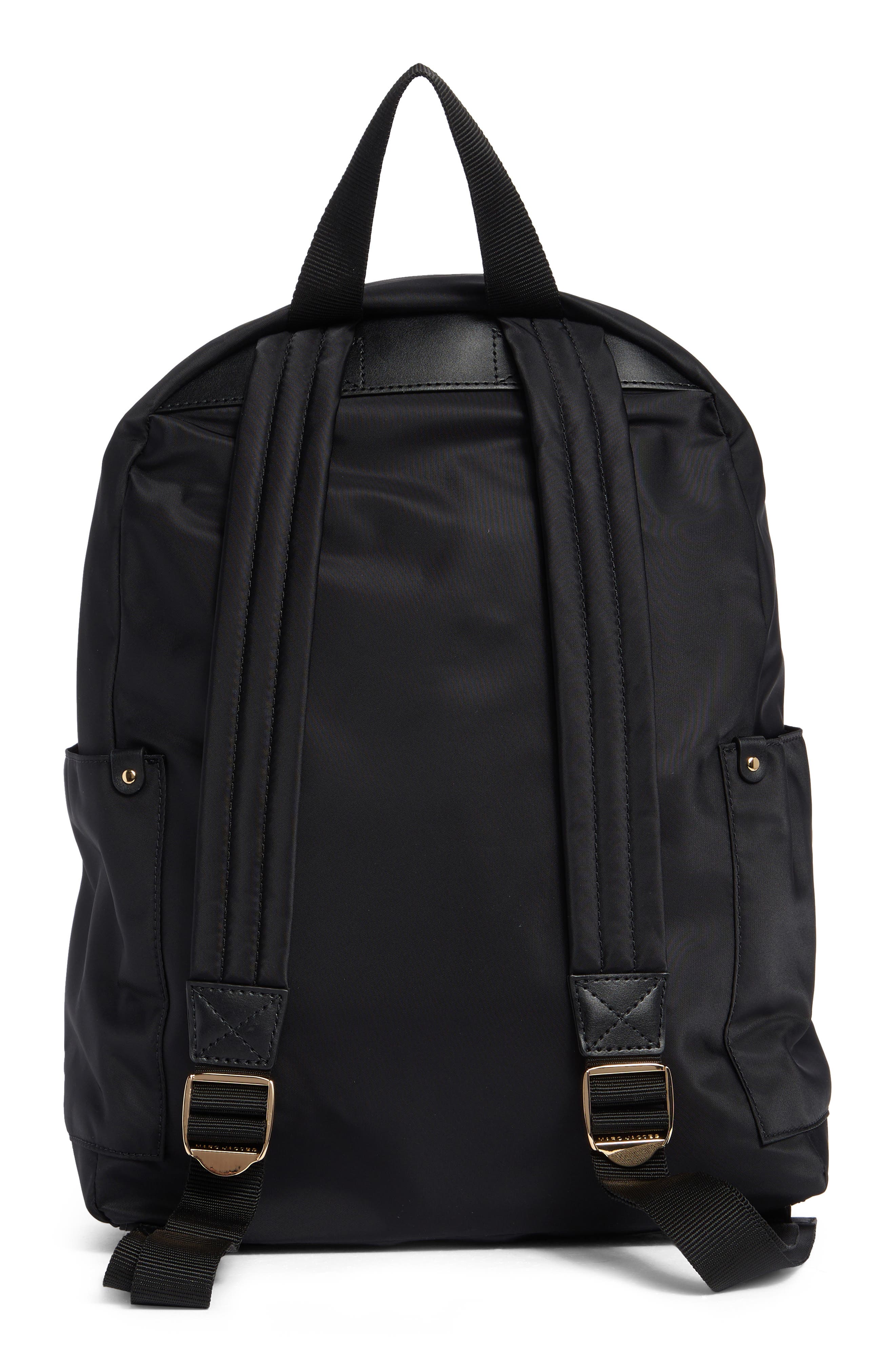 Marc Jacobs Preppy Nylon Backpack, Alternate, color, Black