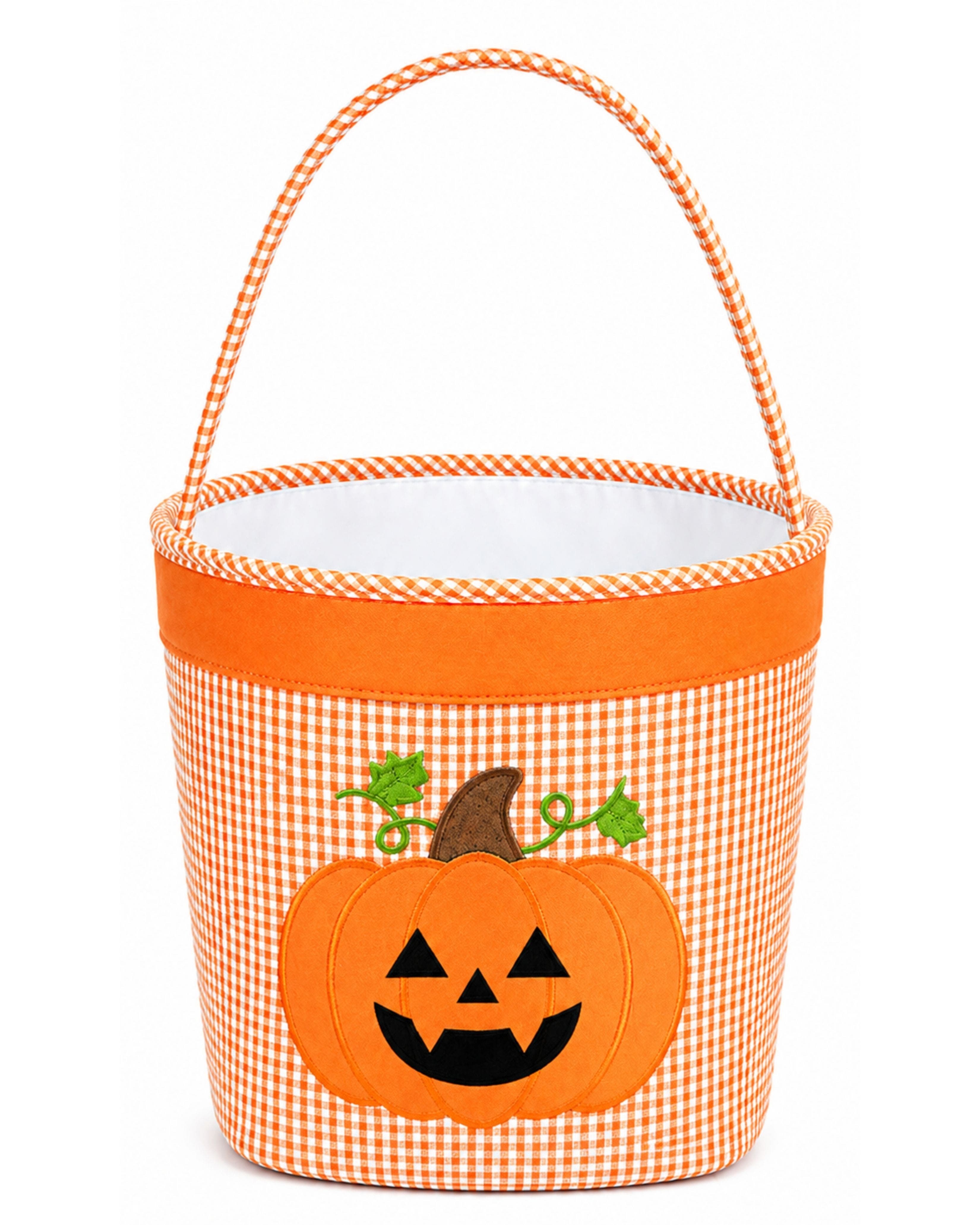 Jack-O-Lantern Halloween Trick-or-Treat Tote, Main, color, Orange