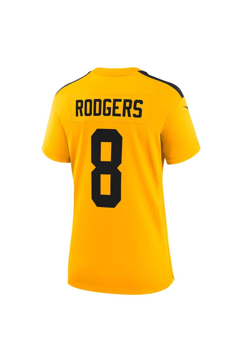 Women's Nike Aaron Rodgers Gold Pittsburgh Steelers Alternate 1933 Throwback Game Jersey, Alternate, color, Gold