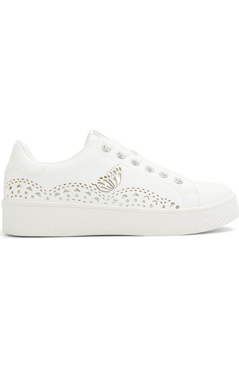 Call It Spring By Aldo Kalinaa Laser Cut Sneaker, Alternate, color, White