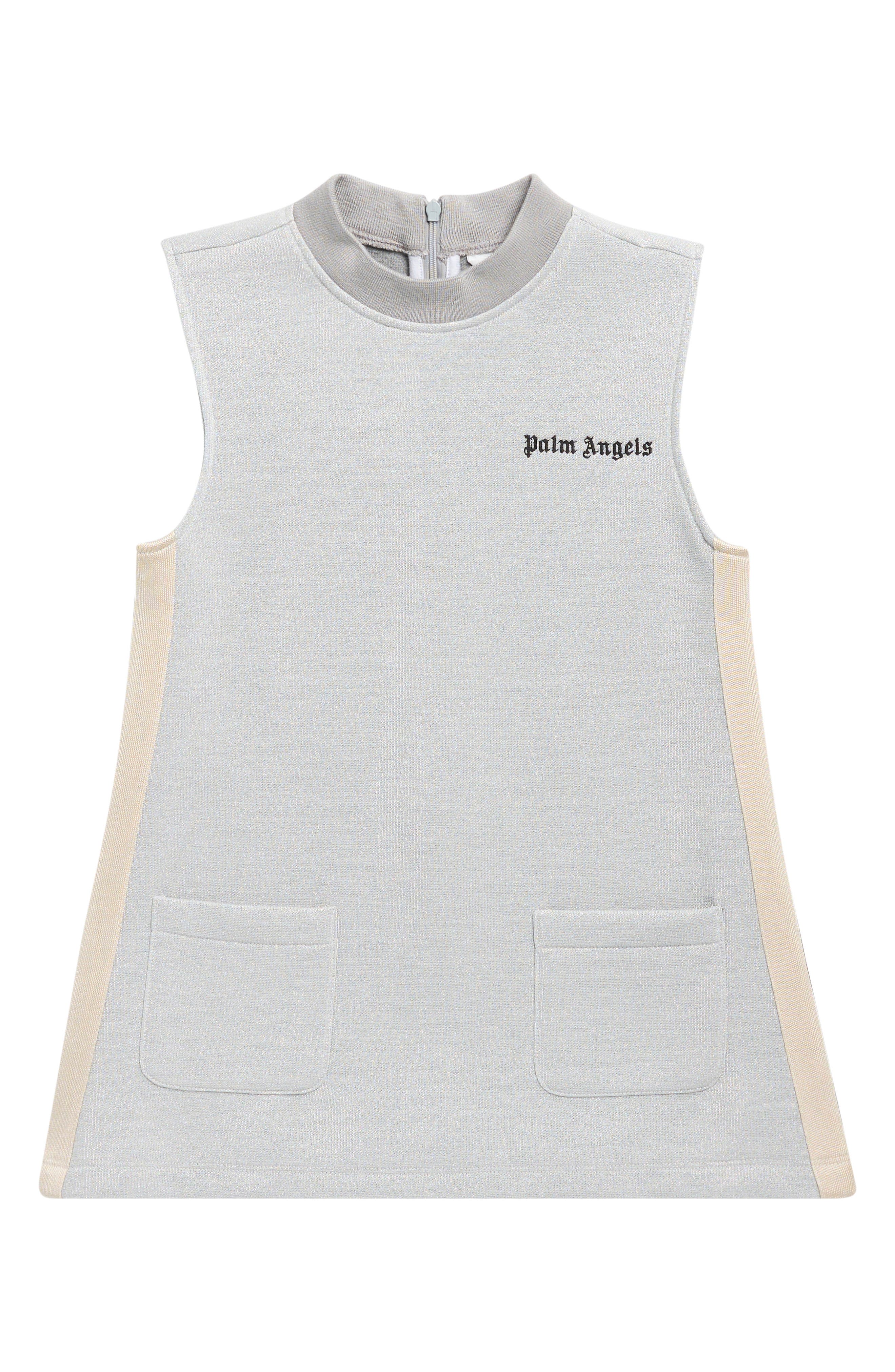 Kids' Metallic Knit Track Dress