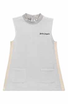 Kids' Metallic Knit Track Dress