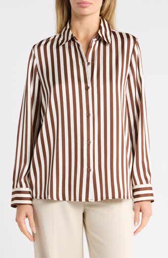 Striped Long Sleeve Button Shirt