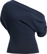 Reformation Iris One-Shoulder Knit Top