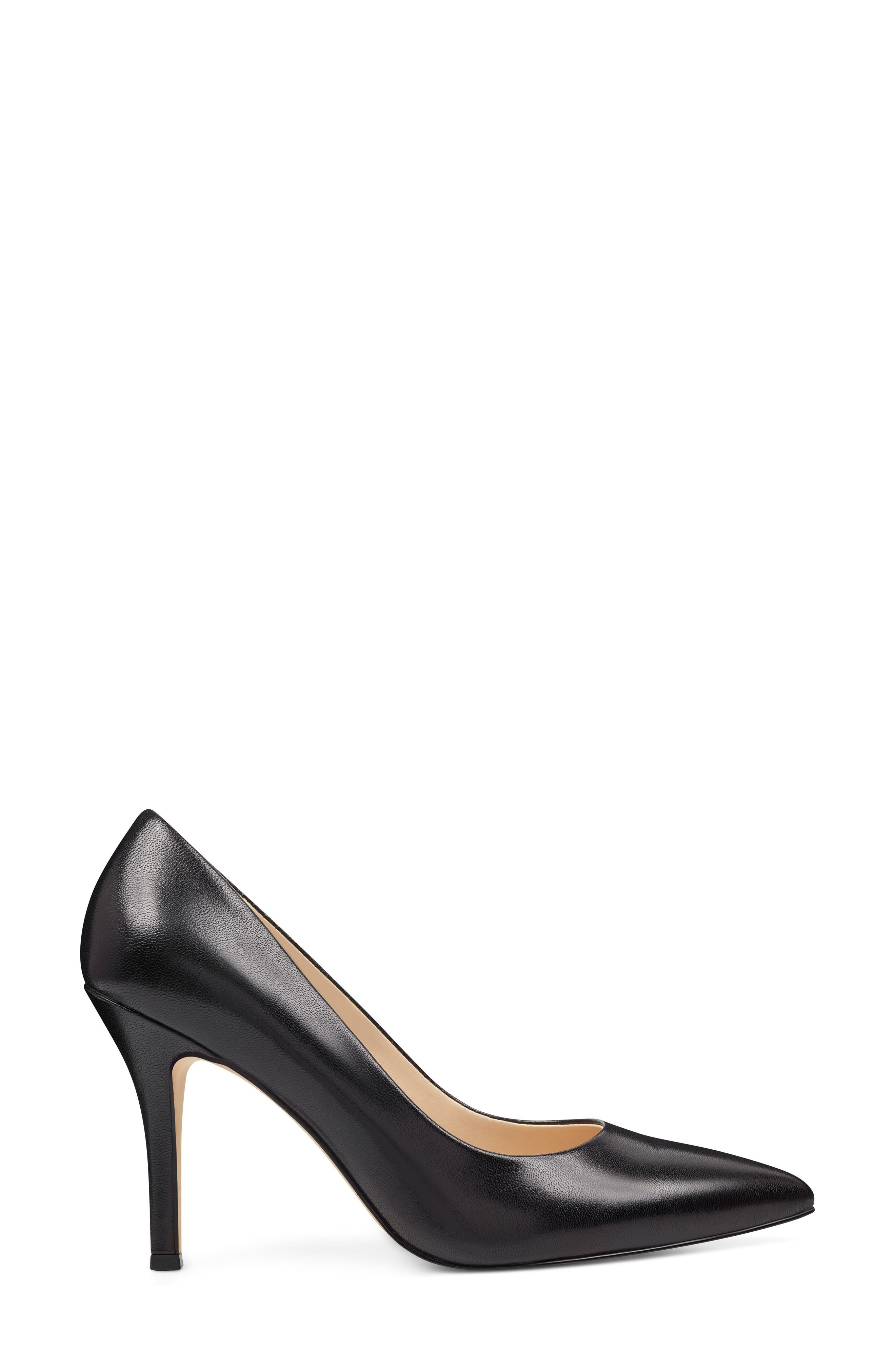 Nine West Flax Pump, Alternate, color, Black Leather
