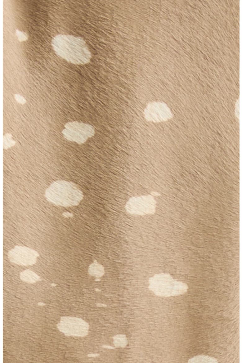 Liza Deer Print Genuine Calf Hair Coat, Alternate, color, DEER