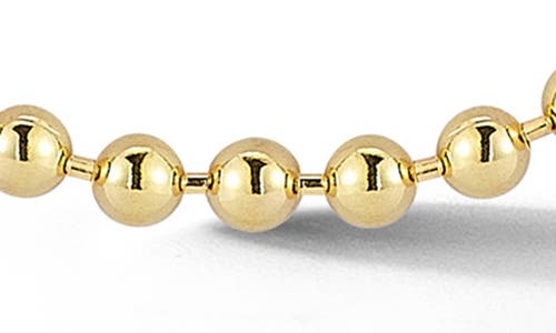 Yield Of Men 3mm Ball Chain Necklace In Gold