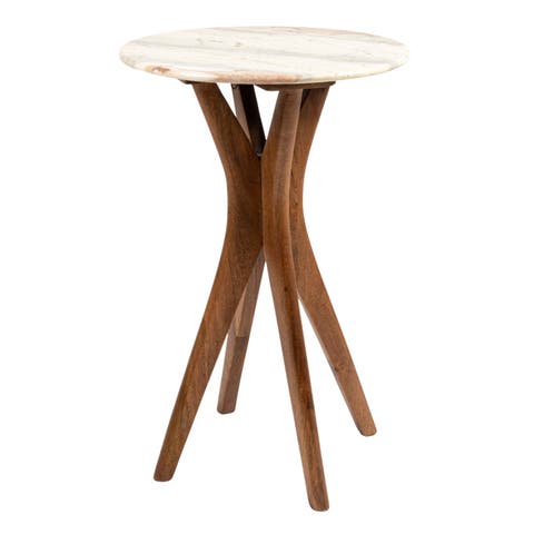 Round Martini Accent Table