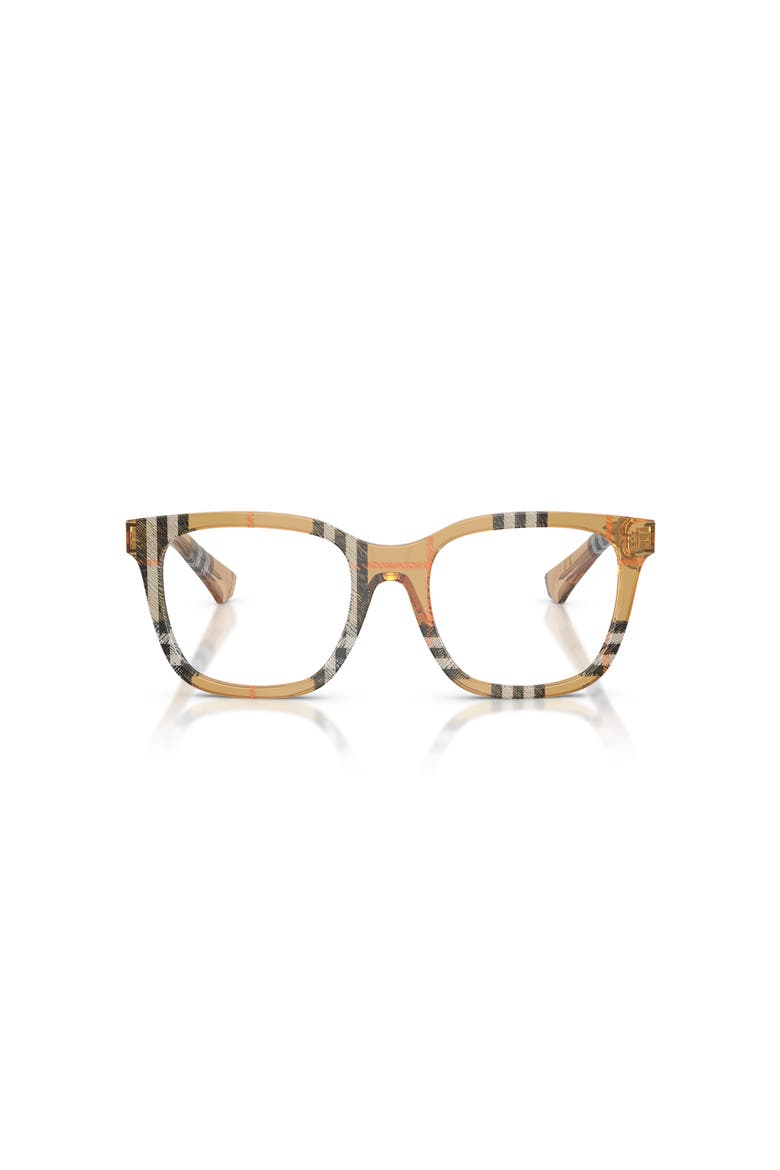 52mm Square optical glasses, Alternate, color, Brown