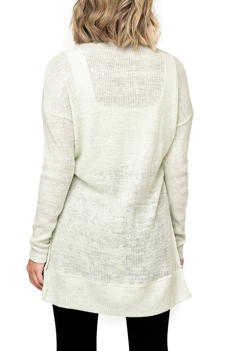 My Way Belted Convertible Cardigan, Alternate, color, SAGE EARTH