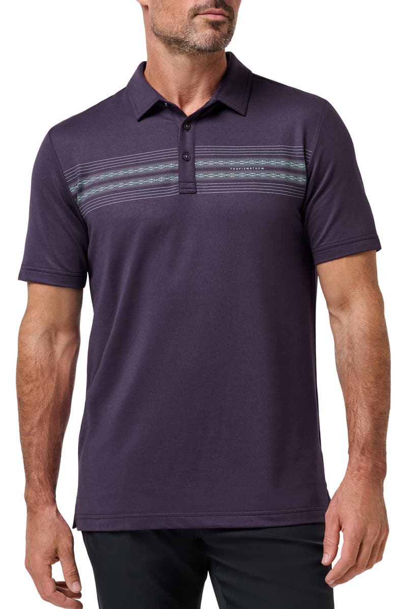 TravisMathew Featherweight Polo, Main, color, Purple Velvet