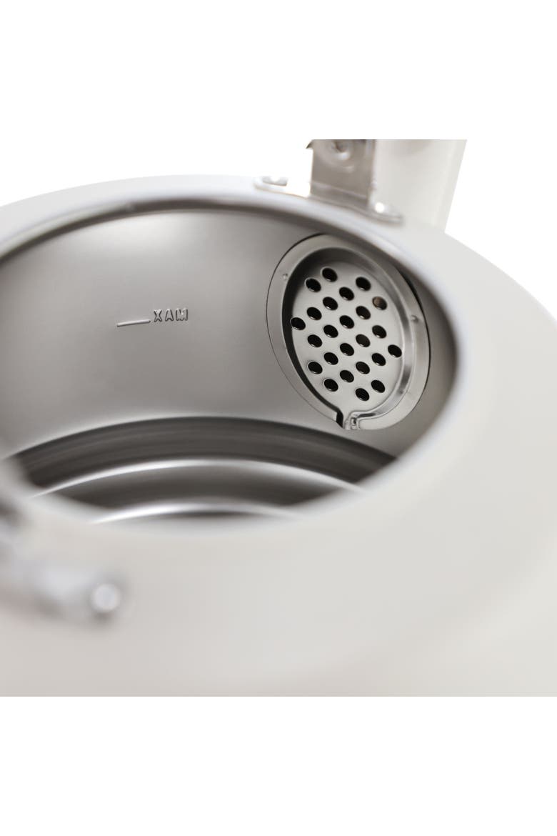 1.9 Quart Stainless Steel Whistling Tea Kettle White, Alternate, color, White