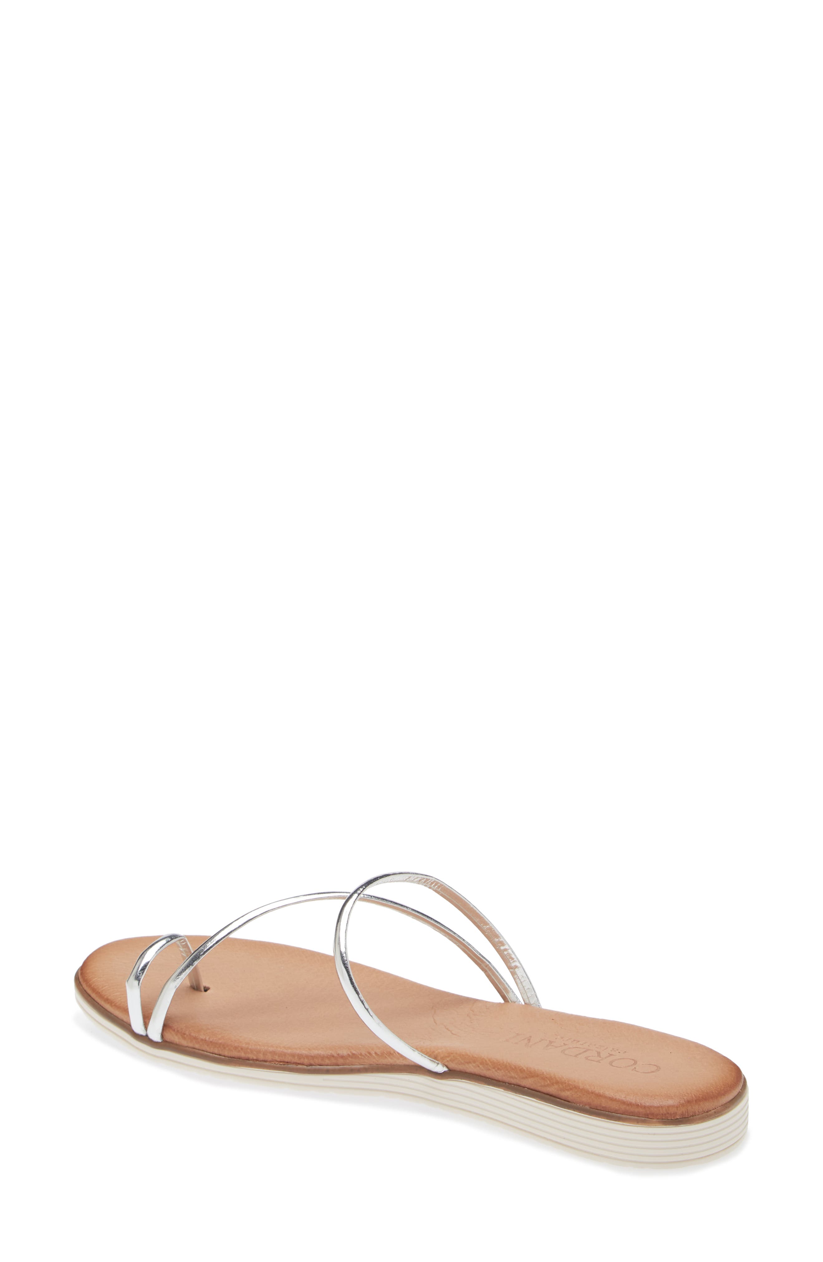 Cordani Floria Slide Sandal, Alternate, color, Silver