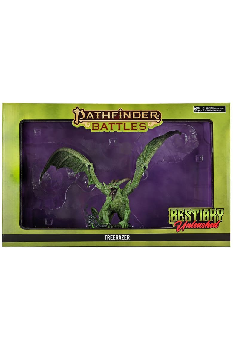 Pathfinder Battles Bestiary Unleashed Treerazer Premium Set, Main, color, Multicolored