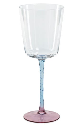 Zodax Sachi Set Of 4 Red Wine Glasses In White
