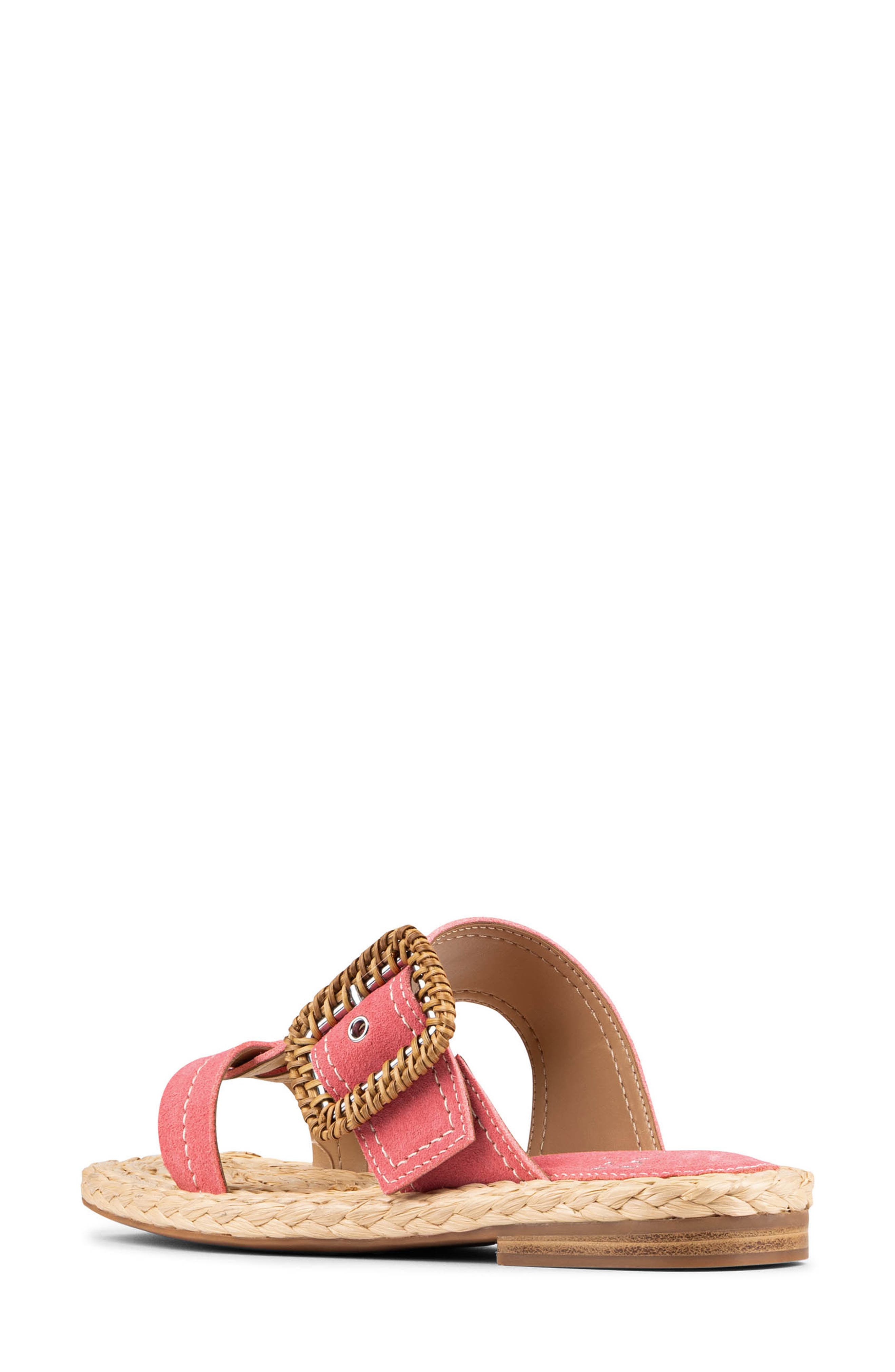 Hilari Leather Slide Sandal, Alternate, color, PINK