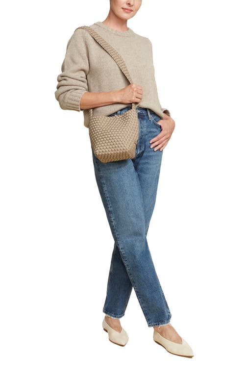 Naghedi Laguna Woven Crossbody Bag In Cashmere