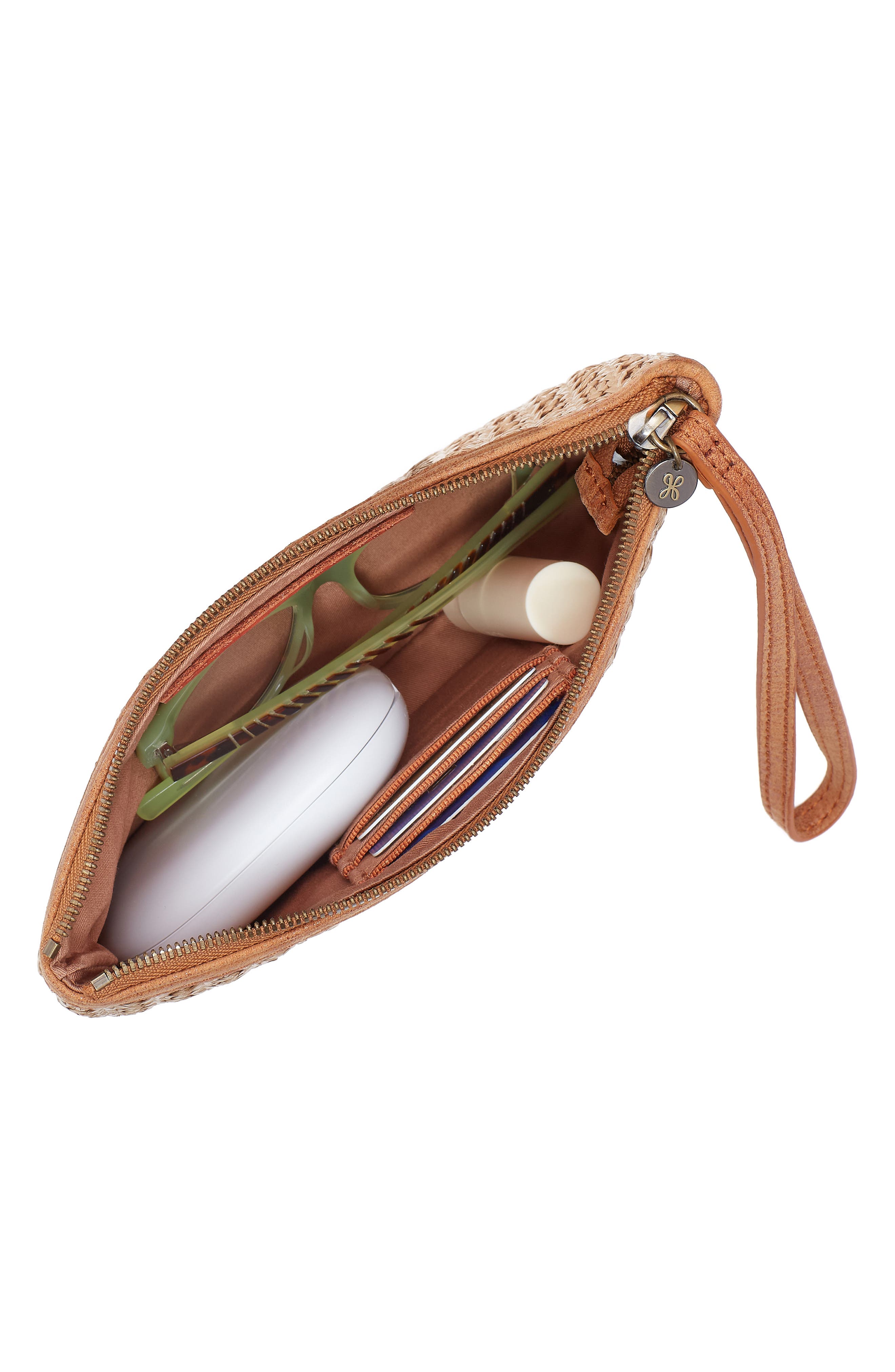 HOBO Heart Straw Pouch, Alternate, color, Meadow Woven Straw