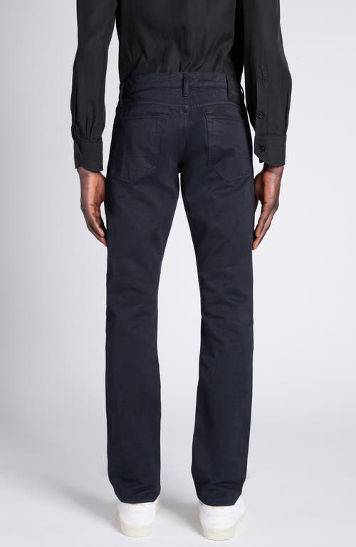 Tom Ford Clean Compact Twill Slim Fit Pants In Navy