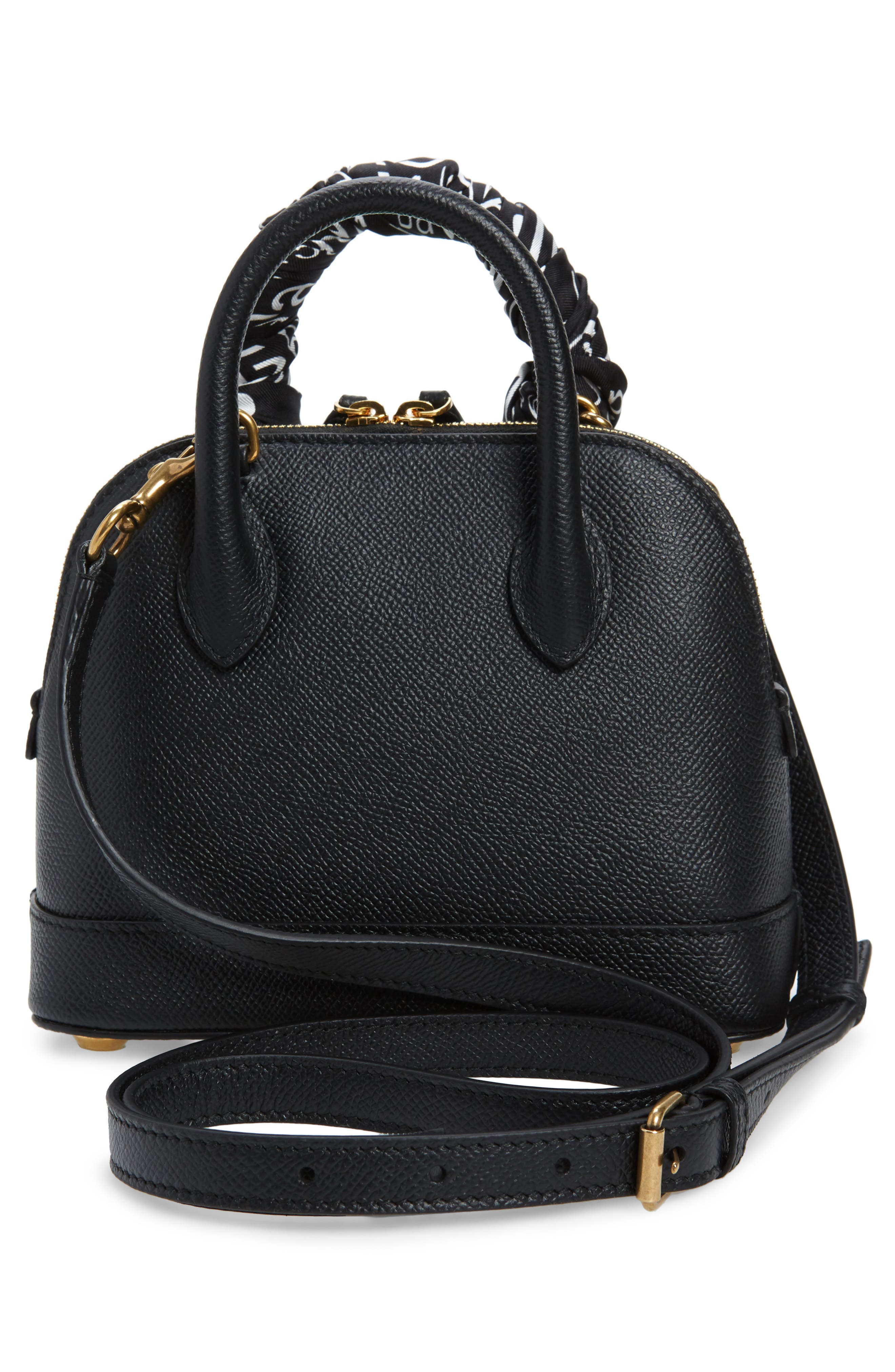 Balenciaga Extra Extra Small Ville Scarf Handle Leather Satchel, Alternate, color, 