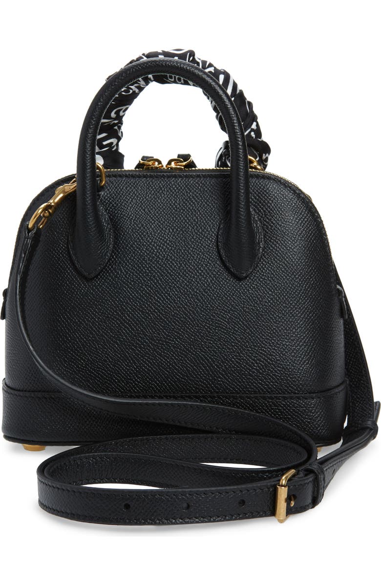 Balenciaga Extra Extra Small Ville Scarf Handle Leather Satchel, Alternate, color,