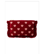 Elizabeth Scarlett Love Hearts Frill Pouch