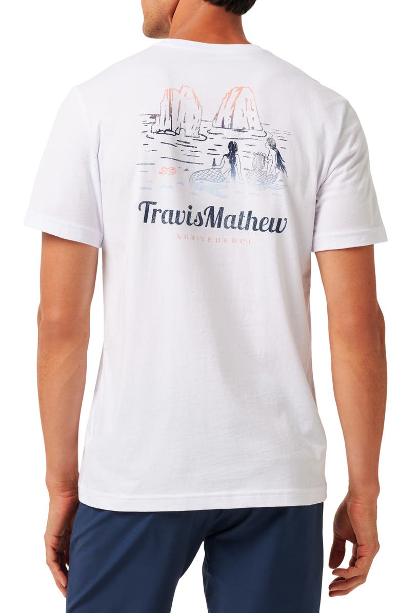 TravisMathew Cloudless Sky Graphic T-Shirt, Alternate, color, 