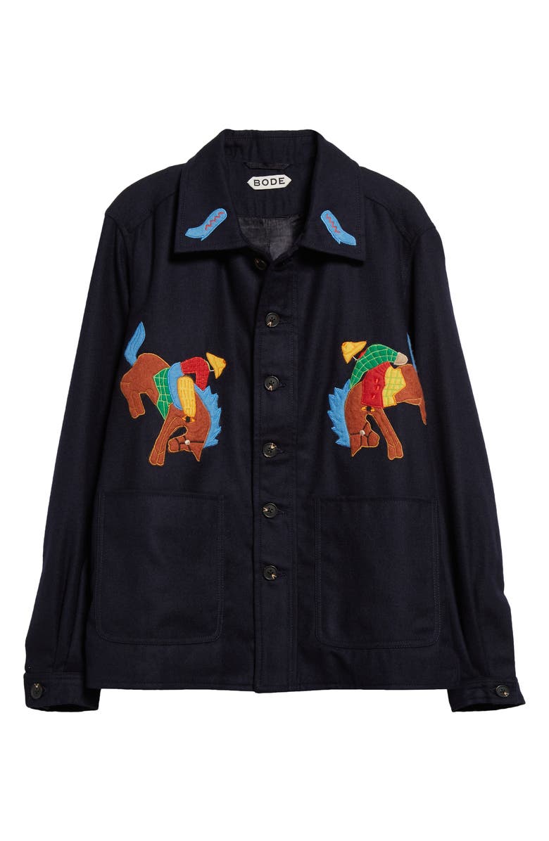 Bode Rodeo Franck Wool Jacket, Alternate, color,