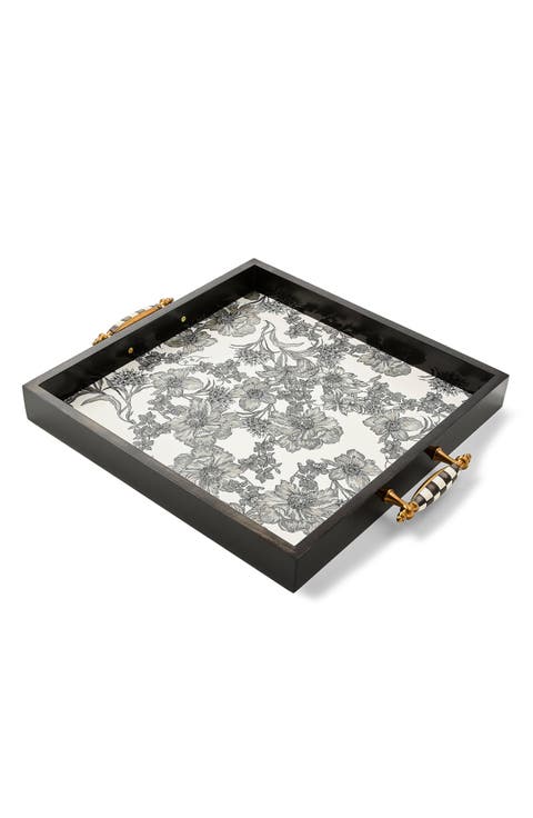 Courtly English Garden Serving Tray