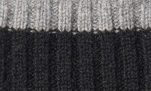 Amicale Pop Top Fingerless Cashmere Knit Gloves In Blue