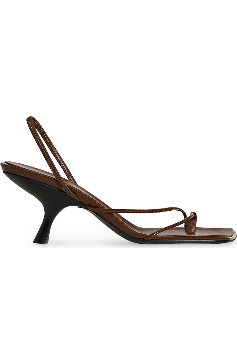 The Row Rai Slingback Square Toe Sandal, Alternate, color,