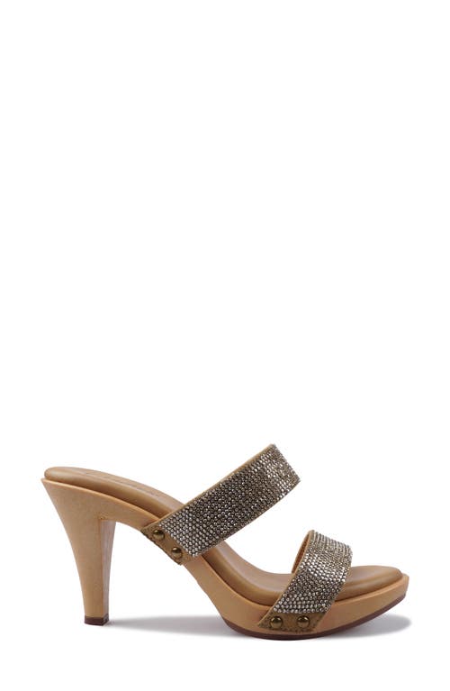 Candies Candie's Genesys Platform Slide Sandal In Beige