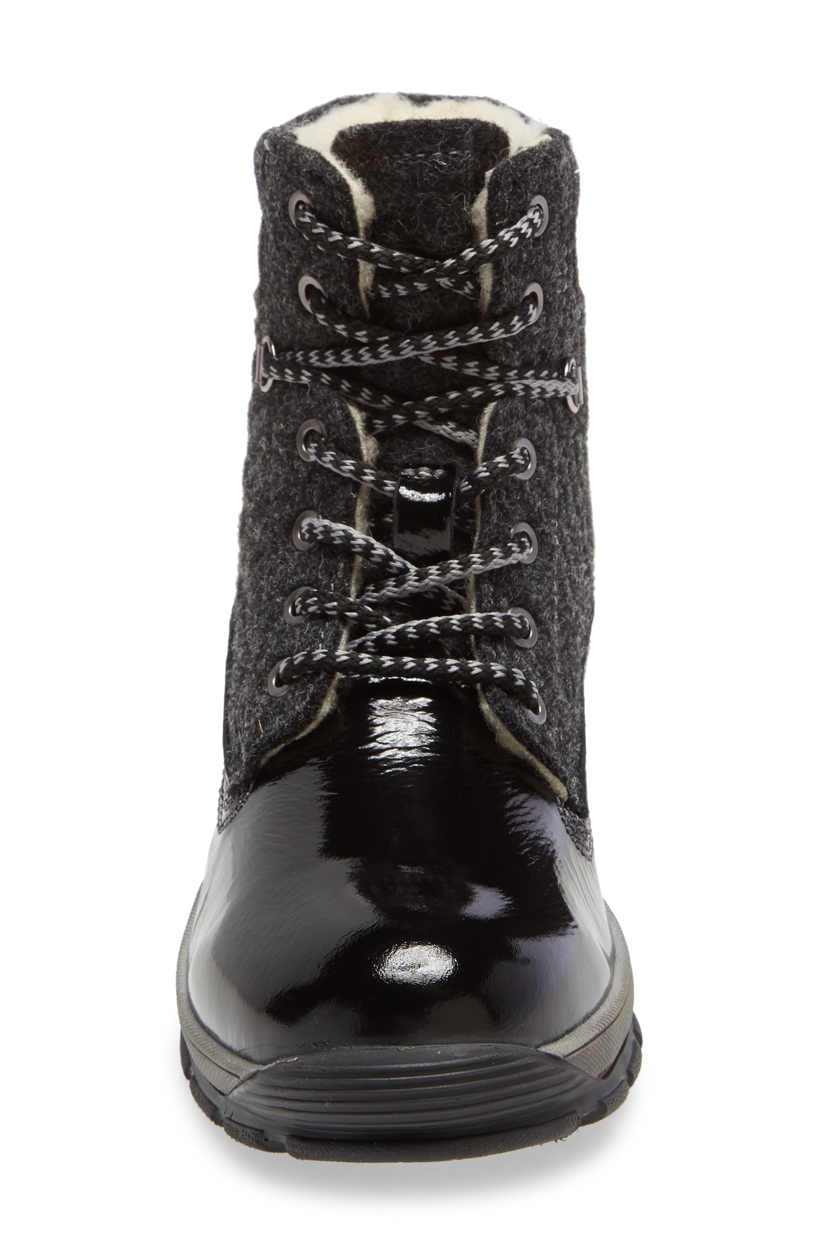 Bos. & Co. Gift Lace Up Wool & Leather Boot, Alternate, color, 
